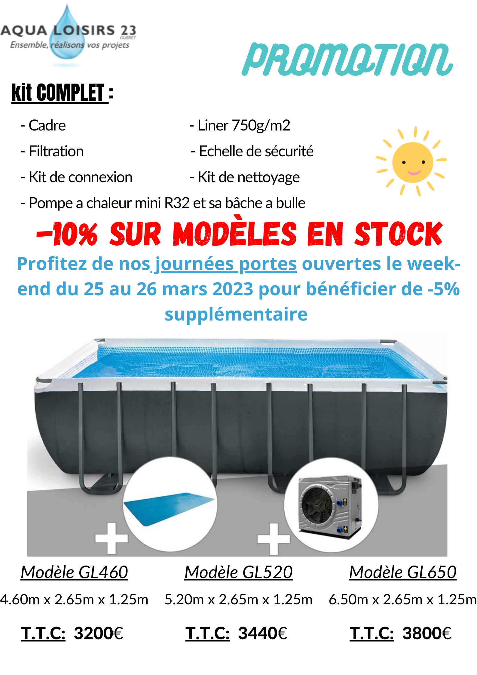 Promotion Piscine